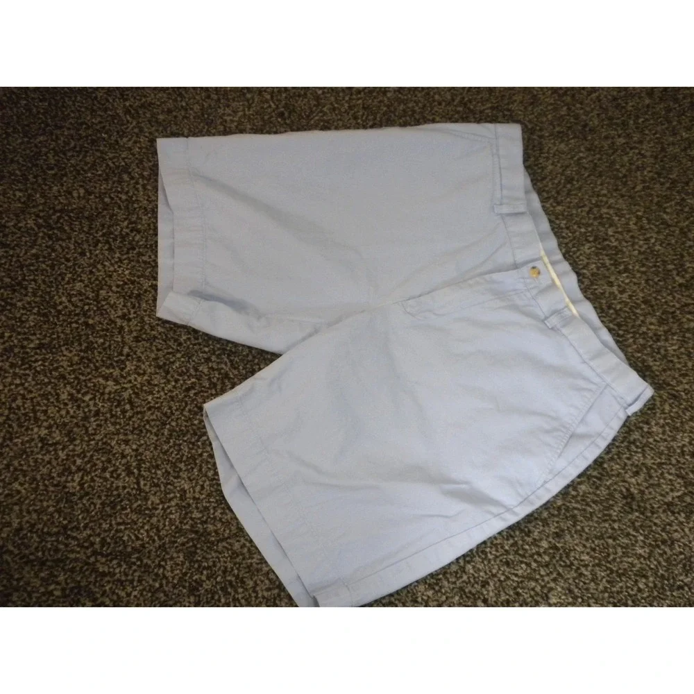 Polo Ralph Lauren Shorts 38x10 Blue Prospect Chino Flat Front Golf Twill Vintage